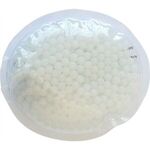 Oval Gel Bead Hot/Cold Pack - White
