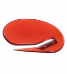 Oval Letter Opener - Red