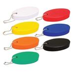 Oval Soft Floater Keychain -  
