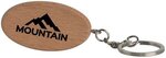 Buy Promotional Oval Wooden Keyring