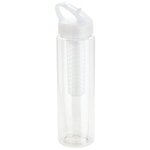 Paddock 32 oz PET Infuser Bottle with Flip-Up Lid - Clear