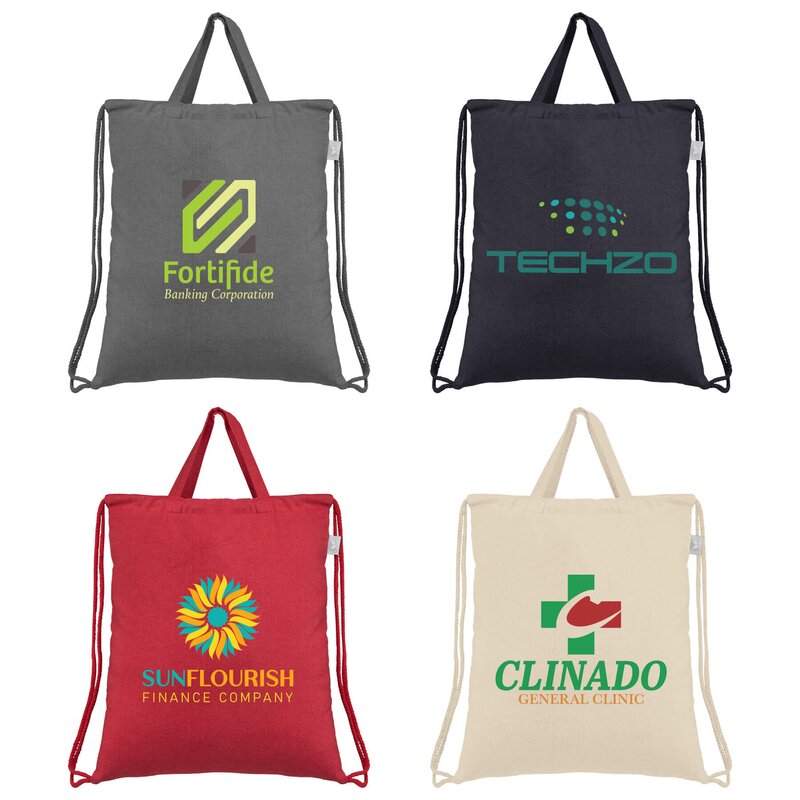 Main Product Image for Custom Palma-Recycled Cotton Drawstring Bag-Full Color 5 oz