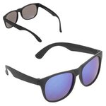 Palmetto Colored-Lens Sunglasses - Black/Blue