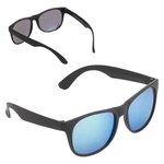 Palmetto Colored-Lens Sunglasses - Black/Teal