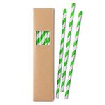 Paper Straw Set - 20/pc - Green-lime