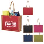 Buy Custom Printed Paradise Jute Tote Bag