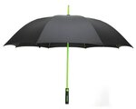 Parkside Auto-Open Umbrella with Contrasting Color Frame - Lime Green