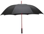 Parkside Auto-Open Umbrella with Contrasting Color Frame - Red