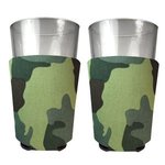 Party Cup Coolie - Green Camo