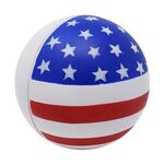 Patriotic Flag Round Stress Ball -  