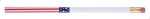 Patriotic (TM) pencil - Stars and Stripes White