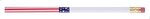 Patriotic (TM) Stars and Stripes Pencil - Red-white-blue