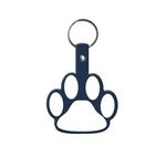 Paw Flexible Key Tag - Dark Blue