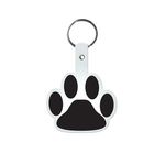 Paw Flexible Key Tag - Translucent Frost