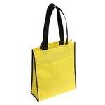Peak Tote Bag with Pocket - Yellow