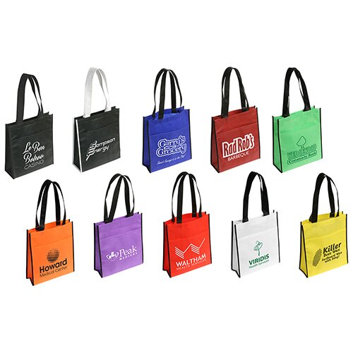 Main Product Image for Custom Peak Tote Bag With Pocket