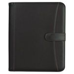 Pebble Grain 8 1/2" x 11" Zippered Portfolio With Calculator -  