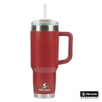 Pelican Porter(TM) 40 oz. Recycled Double Wall Stainless Ste... - Red