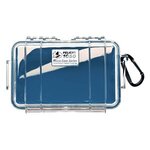 Pelican(TM) 1050 Micro Case - Clear Lid - Blue