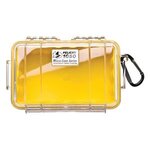 Pelican(TM) 1050 Micro Case - Clear Lid - Yellow