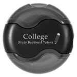 Pencil Sharpener With Eraser - Black