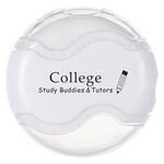 Pencil Sharpener With Eraser - White