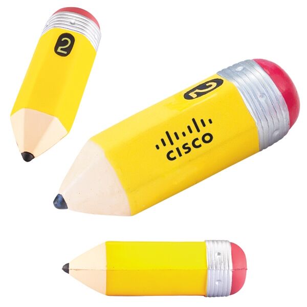 Main Product Image for Custom Printed Pencil Stress Reliever