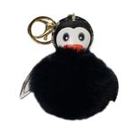 Penguin Super Plush Keyring - Black-white