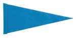 Pennant - 8" x 18" Screen Print Felt Pennant - Columbia Blue