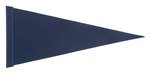 Pennant - 8" x 18" Screen Print Felt Pennant - Navy Blue