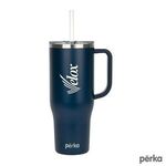 Perka® Kempton 40 oz. Double Wall, Stainless Steel Travel... - Navy