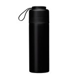 Perka(R) Brixton 17 oz. Double Wall Stainless Steel Water Bottle - Black