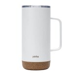 Perka(R) Kerstin 16 oz. 304 Double Wall Stainless Steel Mug - White
