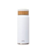 Perka(R) Lennox 18 oz. Double Wall, Stainless Steel Bottle - White