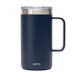 Perka(R) Wayfarer 24 oz. Double Wall Stainless Steel Mug - Navy