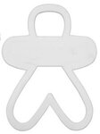 Person Shaped Cookie Cutter - White