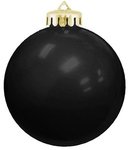 Personalized Custom Ornaments Flat Fundraising Shatterproof - Black