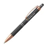 Phoenix Softy Rose Gold Metallic Pen w/ Stylus - ColorJet