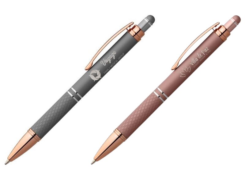 Main Product Image for Phoenix Softy Rose Gold Metallic Pen with Stylus -  Laser