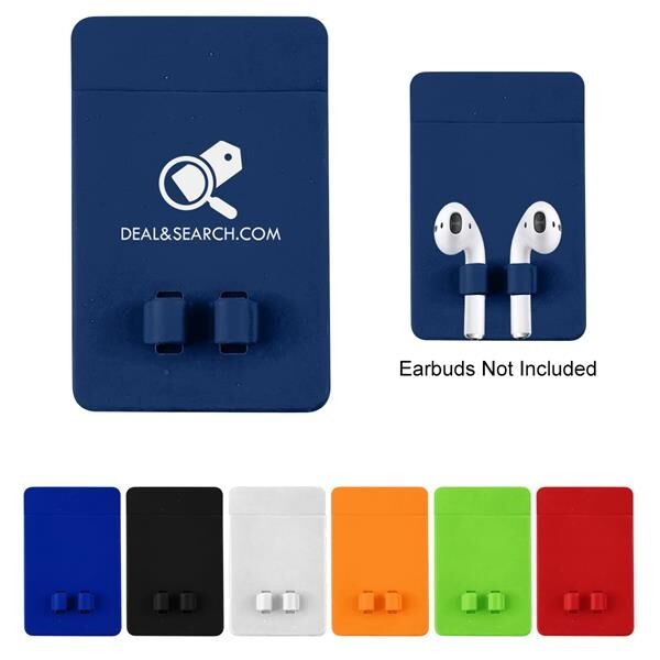 Main Product Image for Phone Wallet With Earbuds Holder