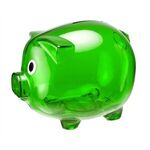 Piggy Bank - Translucent Green