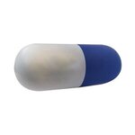 Pill Capsule Stress Ball - Blue/White