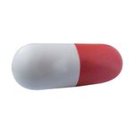 Pill Capsule Stress Ball - Red/White