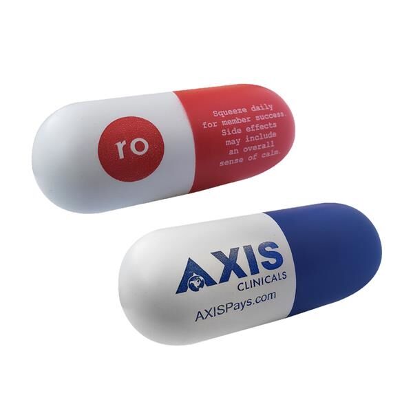 Main Product Image for Promotional Pill Capsule Stress Relievers / Balls