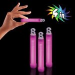Pink 4" Premium Glow Sticks -  