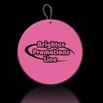 Pink Circle Plastic Medallion Badges