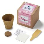 Pink Garden of Hope Seed Planter Kit in Kraft Box - Brown