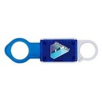 Pixie 4-in-1 Reflective Bottle Holder w/ Carabiner - Blue