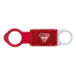Pixie 4-in-1 Reflective Bottle Holder w/ Carabiner - Red