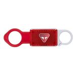 Pixie 4-in-1 Reflective Bottle Holder w/ Carabiner - Red